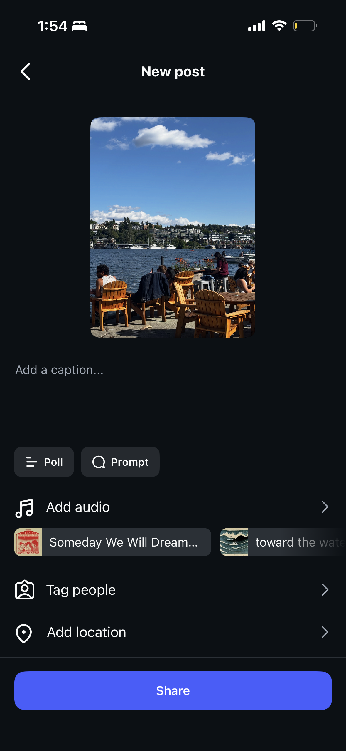 Instagram submission flow screenshot 2