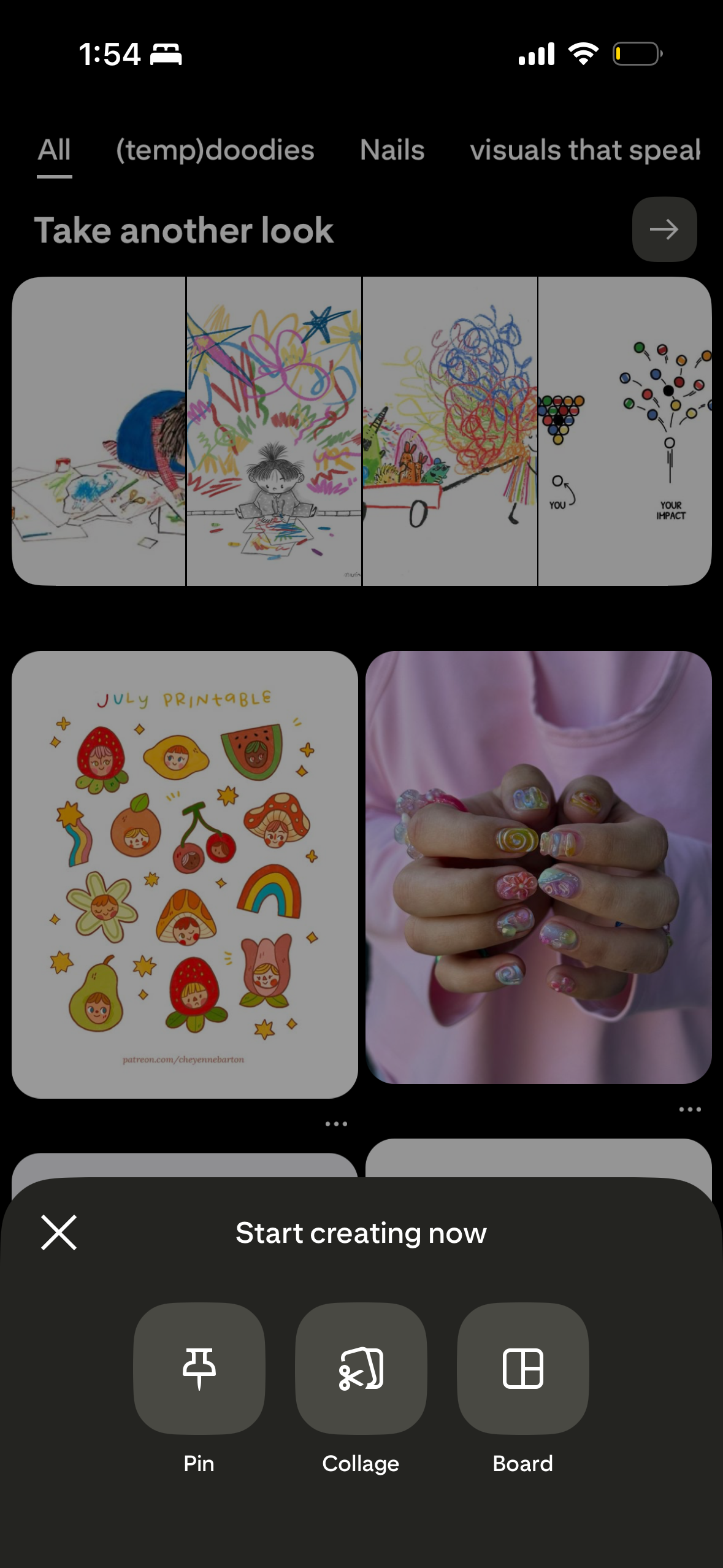 Pinterest submission flow screenshot 1